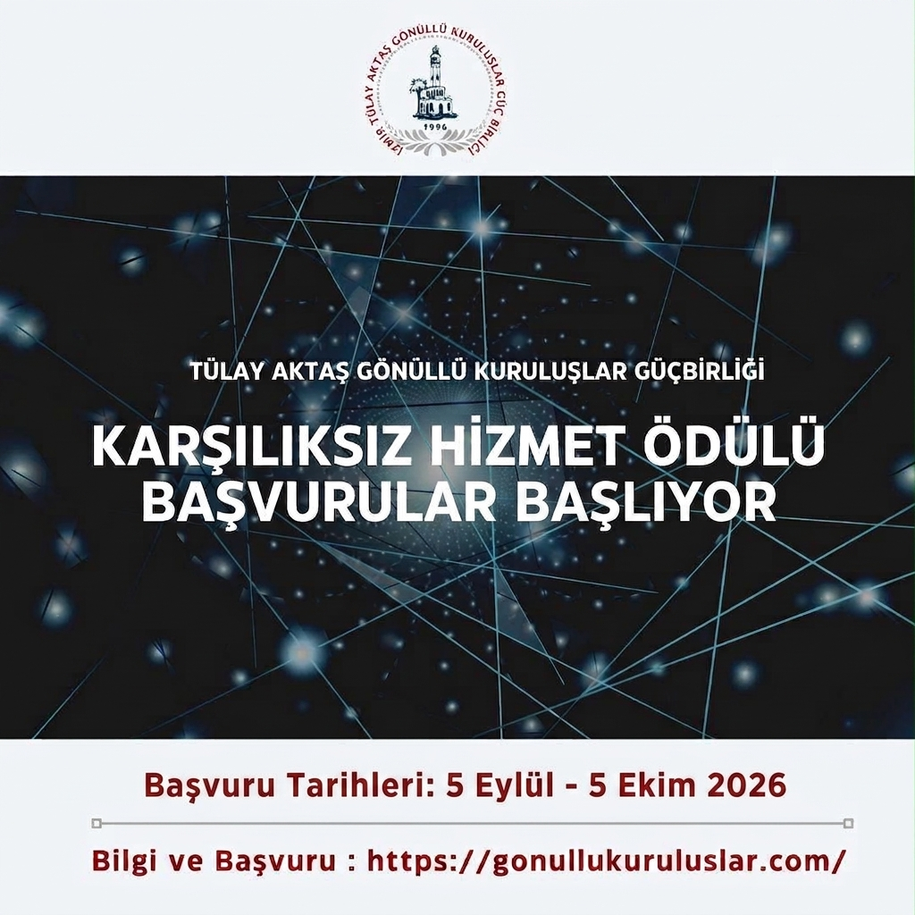 2026 Karşılıksız Hizmet Ödülleri Başvuruları